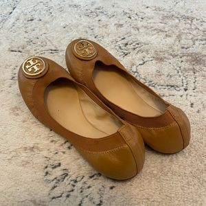 Leather Tory Burch flats